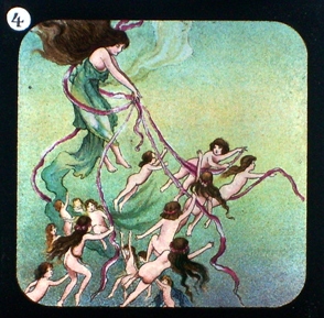 THE WATER-BABIES - magic lantern slide